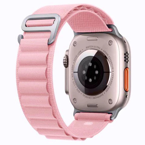 Pulseira para Smartwatch - SmartAlpino - ALP AZUL CELESTE / 38/40/41MM, ALP AZUL CELESTE / 42/44/45/49MM, ALP AZUL ROYAL / 38/40/41MM, ALP AZUL ROYAL / 42/44/45/49MM, ALP BRANCA ROSA / 38/40/41MM, ALP BRANCA ROSA / 42/44/45/49MM, ALP BRANCO AZUL / 38/40/41MM, ALP BRANCO AZUL / 42/44/45/49MM, ALP BRANCO VERMELHO / 38/40/41MM, ALP BRANCO VERMELHO / 42/44/45/49MM - Tudo Shop