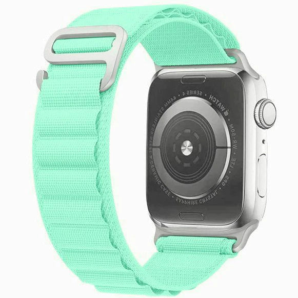 Pulseira para Smartwatch - SmartAlpino - ALP AZUL CELESTE / 38/40/41MM, ALP AZUL CELESTE / 42/44/45/49MM, ALP AZUL ROYAL / 38/40/41MM, ALP AZUL ROYAL / 42/44/45/49MM, ALP BRANCA ROSA / 38/40/41MM, ALP BRANCA ROSA / 42/44/45/49MM, ALP BRANCO AZUL / 38/40/41MM, ALP BRANCO AZUL / 42/44/45/49MM, ALP BRANCO VERMELHO / 38/40/41MM, ALP BRANCO VERMELHO / 42/44/45/49MM - Tudo Shop