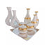 Conjunto Decorativo De Cerâmica 9 Peças - CeramiLux