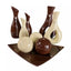 Conjunto Decorativo De Cerâmica 9 Peças - CeramiLux