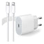 Carregador De iPhone 1m 20w - CarregaFast - Cabo USB-C, Fonte 20W, Fonte 20W + Cabo USB-C - Tudo Shop
