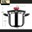 Panela De Pressão De Aço Inoxidável Com Sistema De Segurança - SecurePress - 7L, 8L, 10L - Tudo Shop