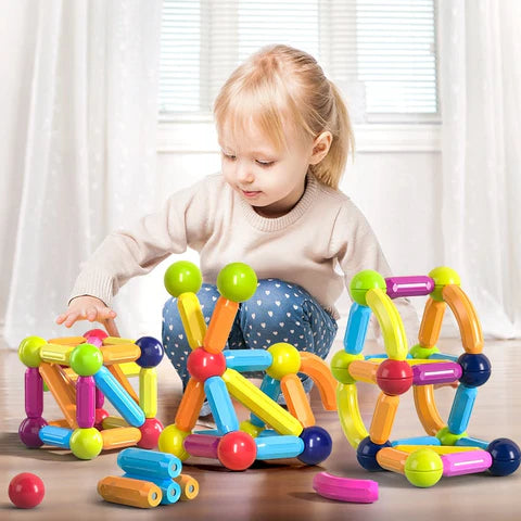 Brinquedo de Montagem Magnética - Magno Kids