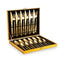 Faqueiro Dourado 24 Peças + Maleta De Luxo - ShinyGoldKit - Default Title - Tudo Shop