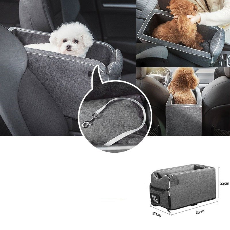 Assento de Segurança para Cães e Gatos Portátil - Safe&Soft - Cinza, Bege, Rosa, Floresta - Tudo Shop