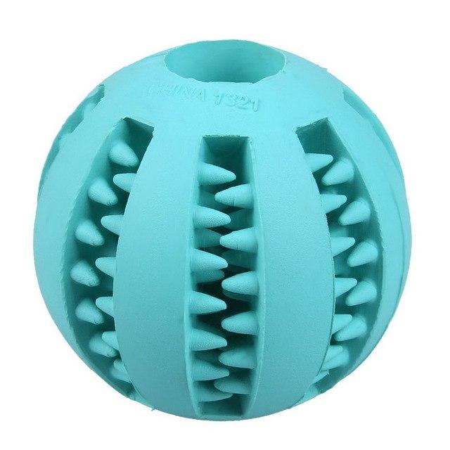 Bolinha Interativa para Cães - Snack Ball - Vermelha / P (5 cm), Azul / P (5 cm), Verde / P (5 cm) - Tudo Shop