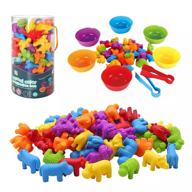 Brinquedo de Classificação de Cores Montessori - PalettePlay - Default Title - Tudo Shop
