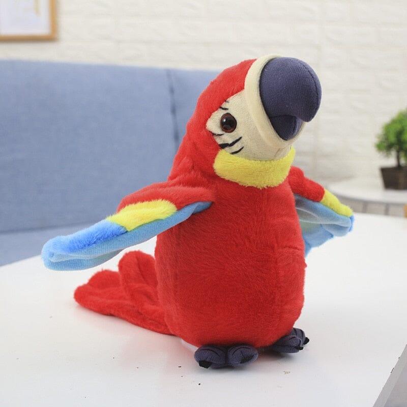 Brinquedo Papagaio Falante - PapaTalk - Vermelho, Azul, Verde - Tudo Shop