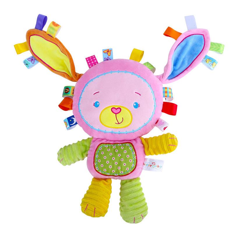Pelúcia Sensorial - SenseBuddy - Macaco, Elefante, Coelho, Leão - Tudo Shop