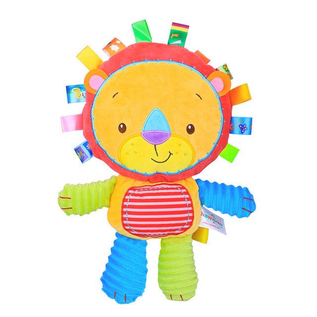 Pelúcia Sensorial - SenseBuddy - Macaco, Elefante, Coelho, Leão - Tudo Shop